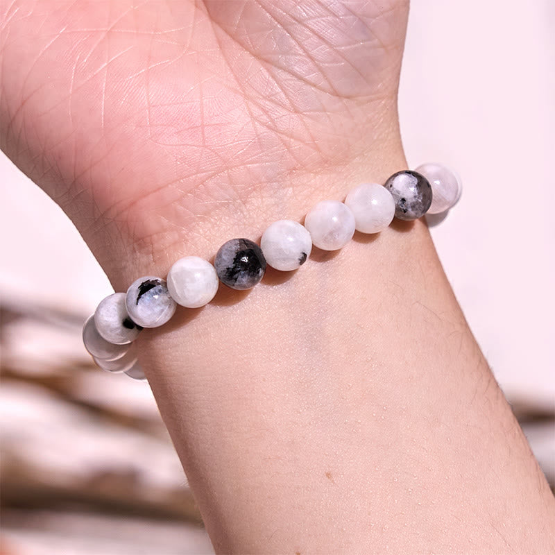 Buddha Stone Rainbow Moonstone Harmony Bracelet - image 2