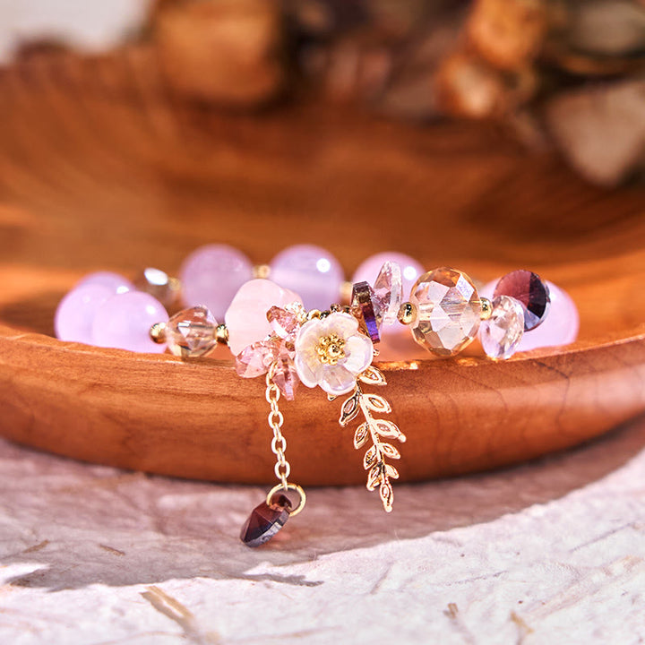 Buddha Stones Blue Crystal Amethyst Sun Stone Green Aventurine Healing Bracelet - image 23