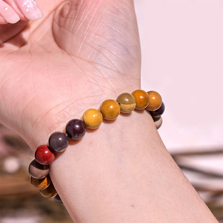 Buddha Stone Mookaite Emotional Growth Bracelet - image 3