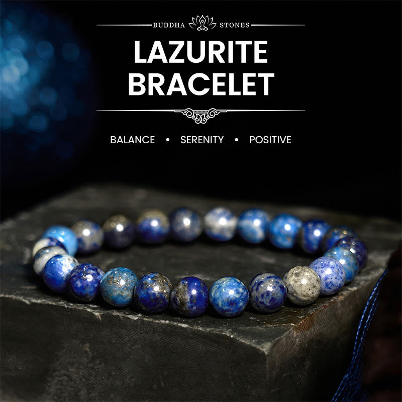 Buddha Stones Lazurite Positive Balance Bracelet - Lazurite(Wrist Circumference: 14-16cm) - image 0
