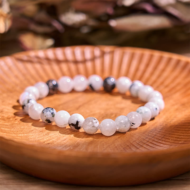 Buddha Stones Rainbow Moonstone Harmony Bracelet - image 4