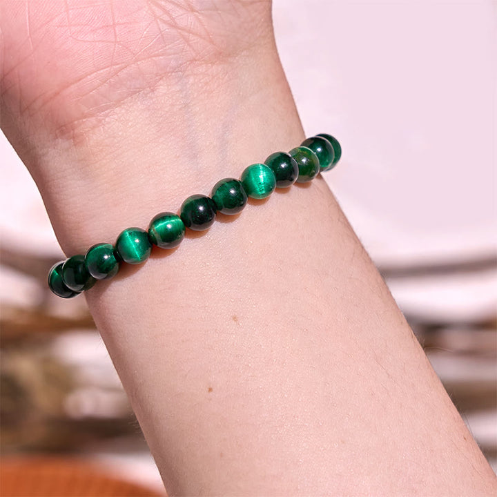 Buddha Stones Malachite Black Tourmaline Purity Bracelet - image 7