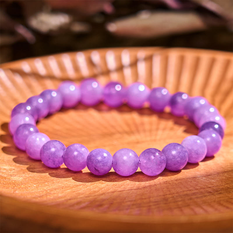 Buddha Stones Lepidolite Inner Peace Bracelet - Lepidolite(Wrist Circumference: 14-15cm) - image 0