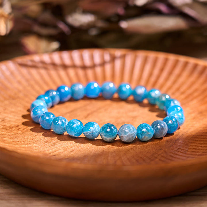 Buddha Stones Apatite Manifestation Bracelet - Apatite(Wrist Circumference: 14-15cm) - image 0