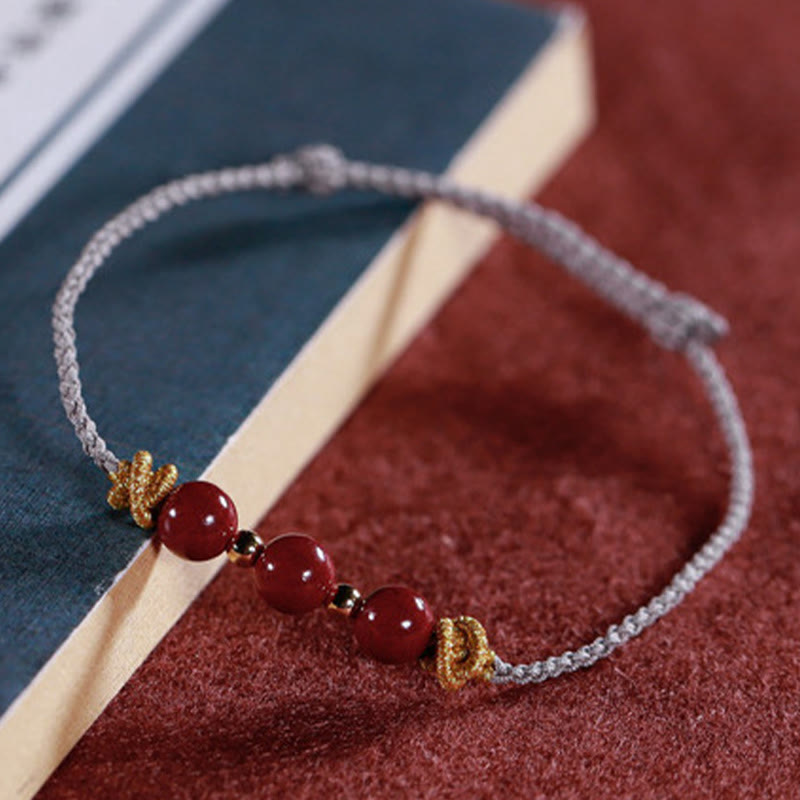 Buddha Stones Colorful String Cinnabar Calm Bracelet - image 15