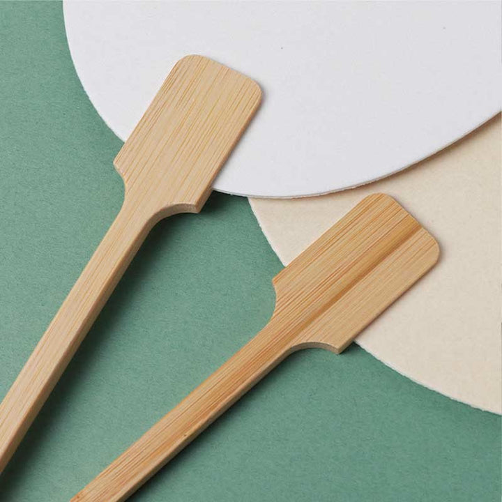 Buddha Stones DIY Chinese Lacquer Fan Blank Painting Handheld Fan - image 19