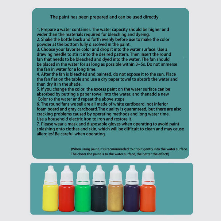 Buddha Stones DIY Chinese Lacquer Fan Blank Painting Handheld Fan - image 7