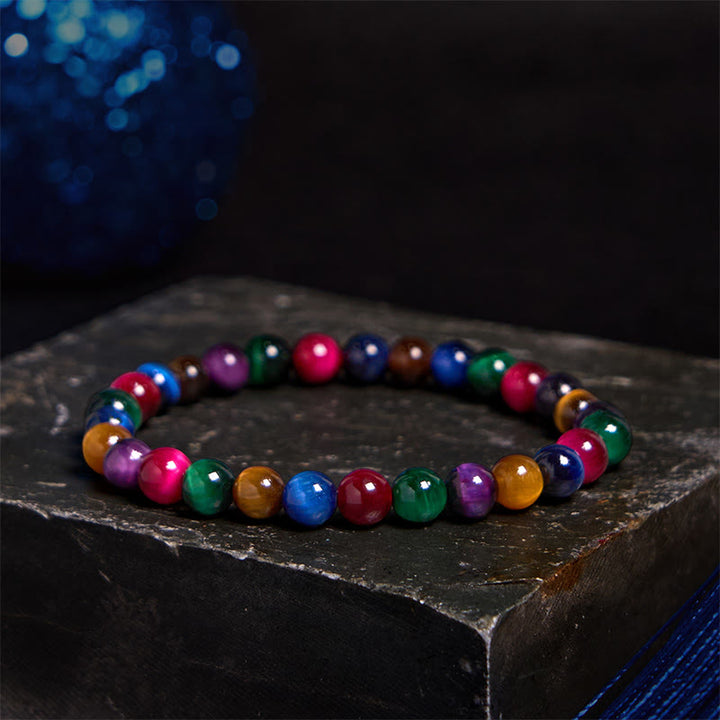 Buddha Stones Various Tiger Eye Confidence Bracelet - image 63