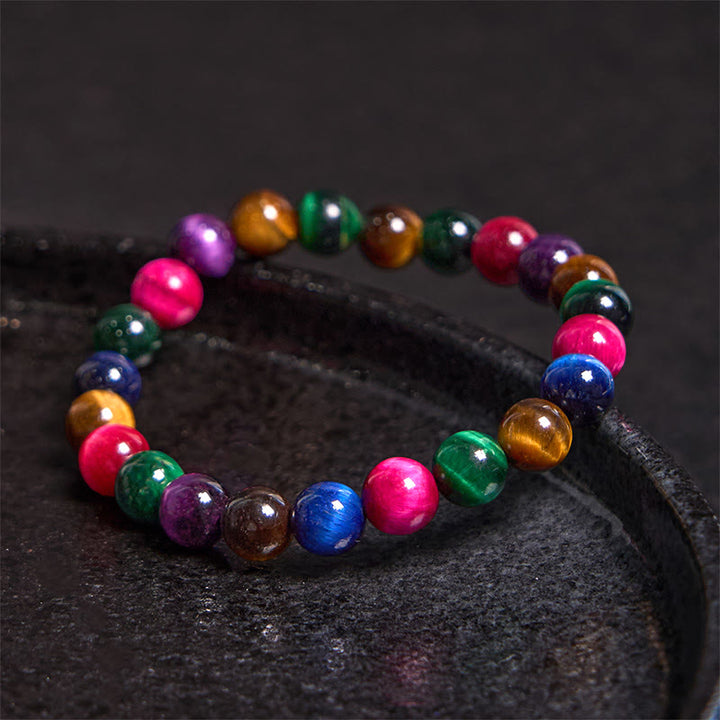 Buddha Stones Various Tiger Eye Confidence Bracelet - image 71