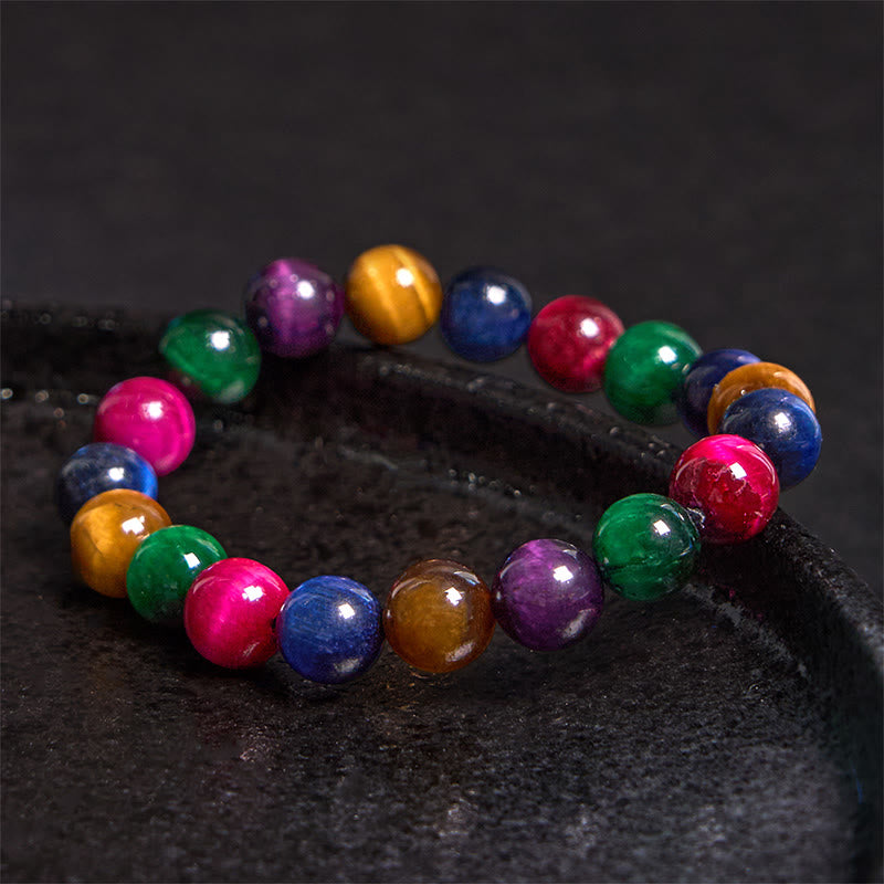 Buddha Stones Various Tiger Eye Confidence Bracelet - image 76