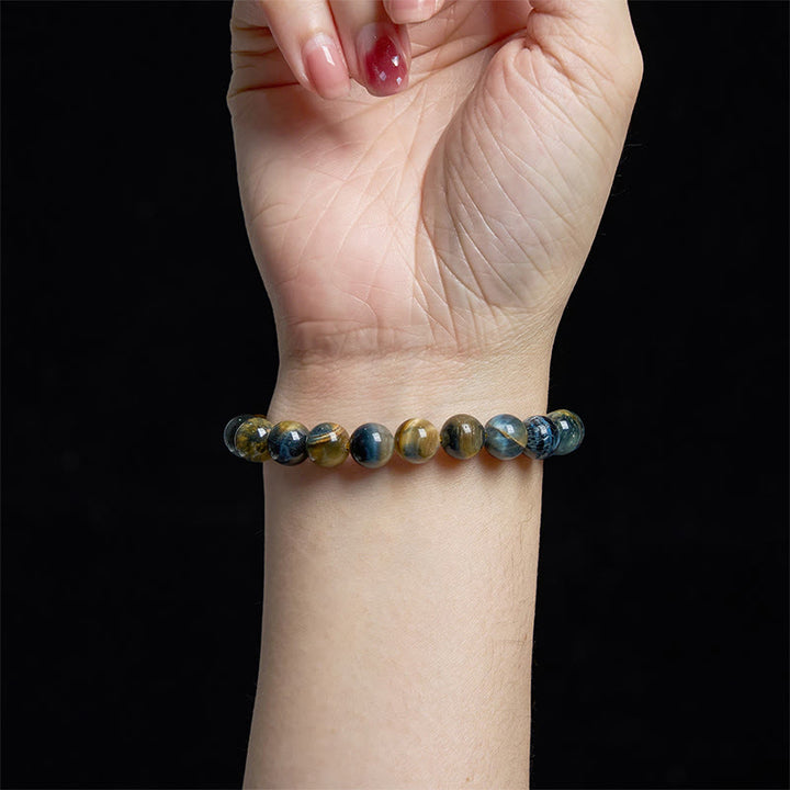 Buddha Stones Various Tiger Eye Confidence Bracelet - image 102