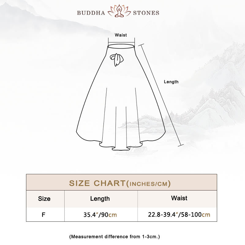 Buddha Stones Two Style Wear Bohemian Mandala Flower Lace-up Skirt Dress - image 5