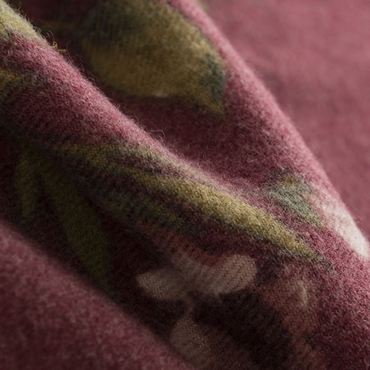 Buddha Stones Tibetan Shawl Garden Rose Fall Winter Cozy Travel Scarf Wrap - image 7