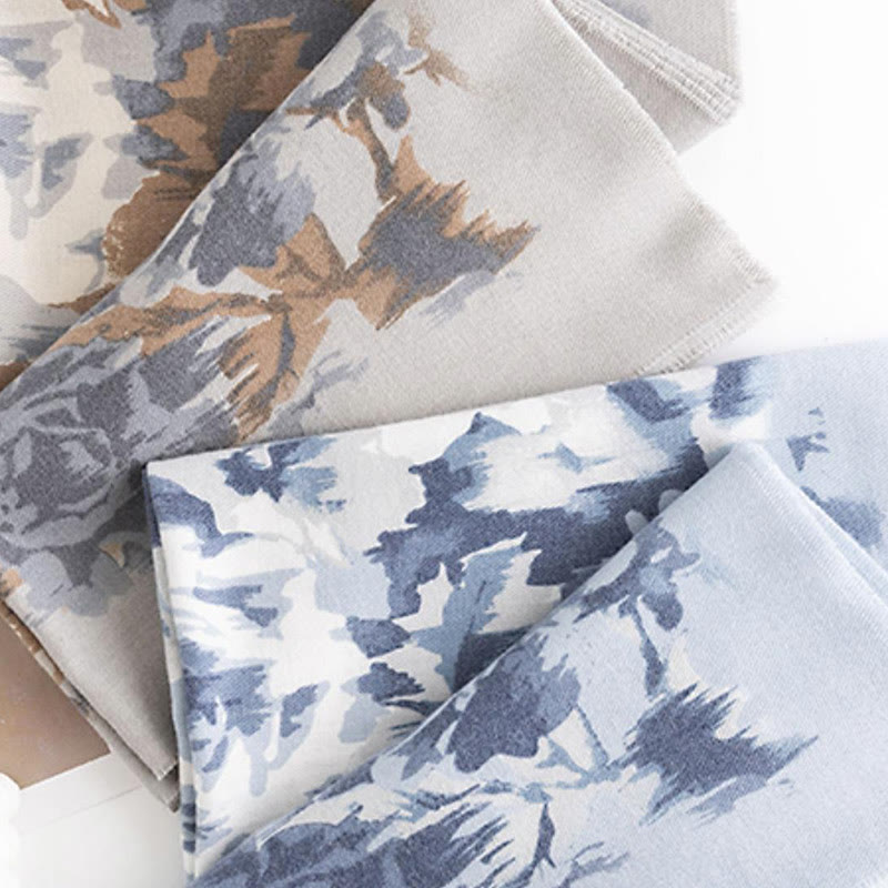 Buddha Stones Tibetan Shawl Ethnic Retro Rose Print Fall Winter Cozy Warm Scarf Wrap - image 9