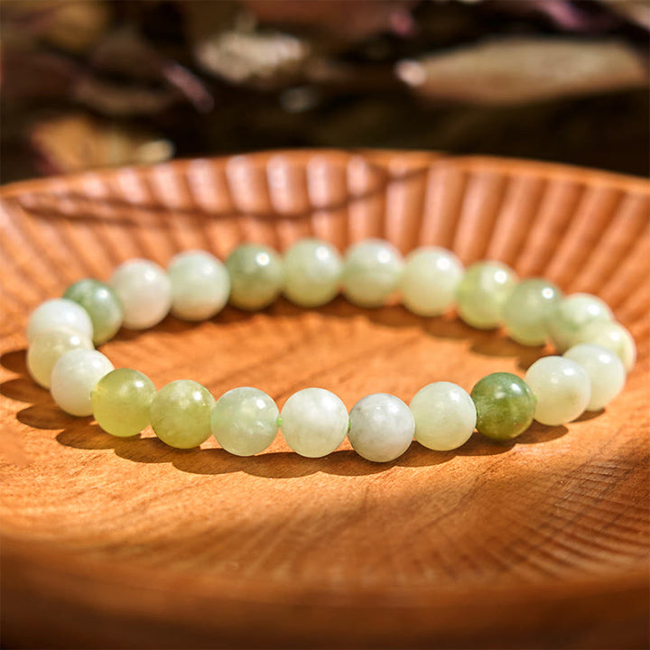 Buddha Stones Love Self Green Series Calm Balance Support Bracelet - Jade(Wrist Circumference: 14-16cm) - image 19