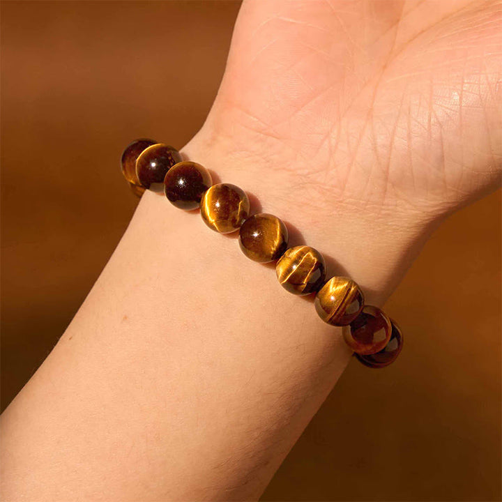Buddha Stones Boost Confidence Yellow Series Happiness Positive Bracelet - image 5