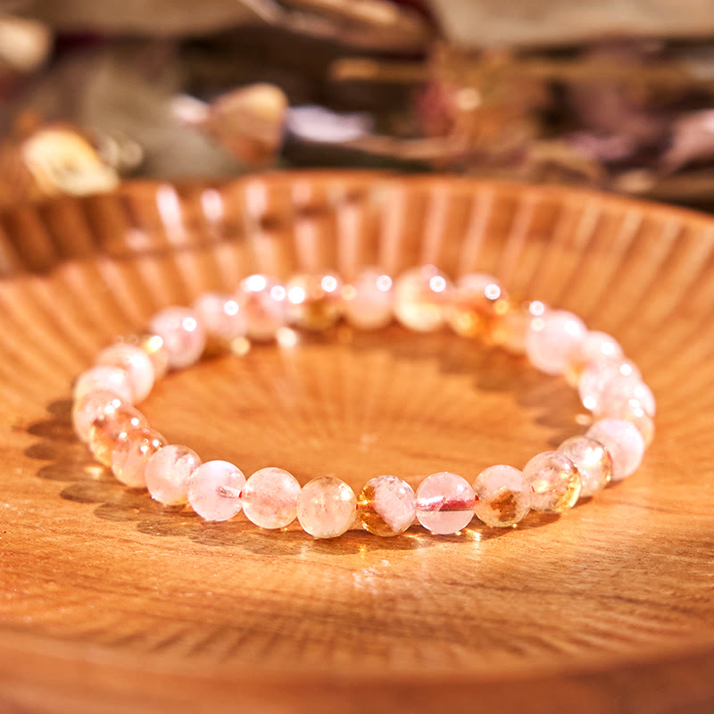 Buddha Stones Boost Confidence Yellow Series Happiness Positive Bracelet - Light Citrine(Wrist Circumference: 14-16cm) - image 10