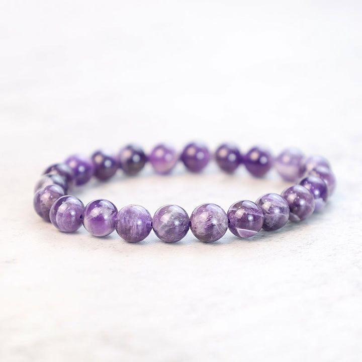 Buddha Stones Keep Calm Purple Series Healing Love Bracelet - Amethyst(Wrist Circumference: 14-16cm) - image 3