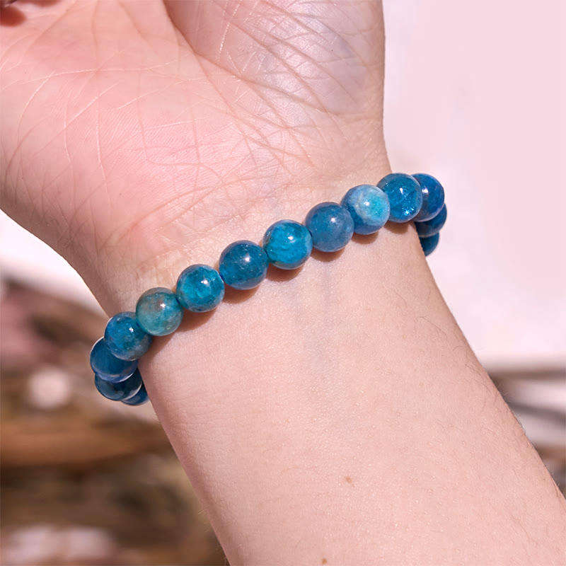 Buddha Stones Let The Past Go Blue Series Calm Tranquility Bracelet - image 24