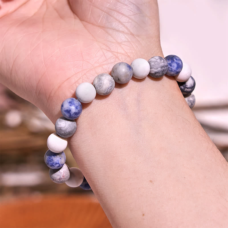 Buddha Stones Lead Back To Earth Neutral Color Series Grounding Balance Bracelet - image 17