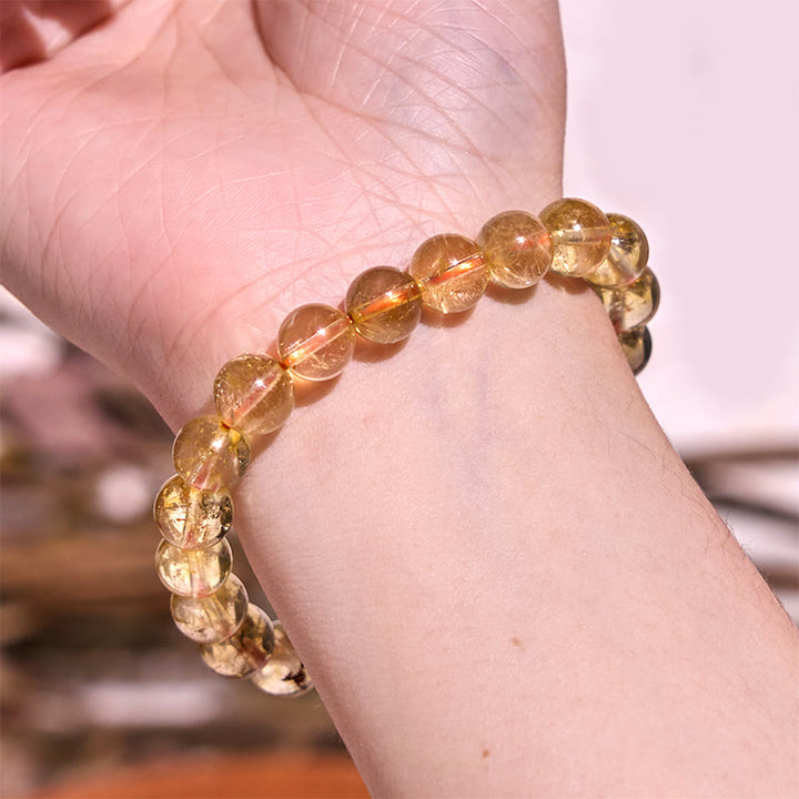 Buddha Stones Boost Vitality Warm Color Series Positive Courage Bracelet - image 12
