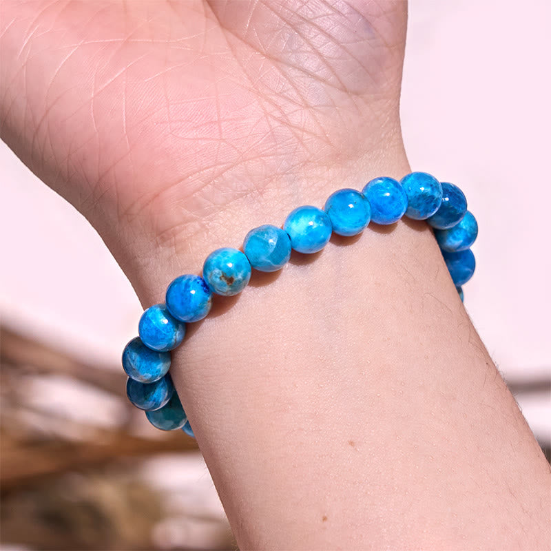 Buddha Stones Restores Calmness Cool Color Series Love Tranquility Bracelet - image 43