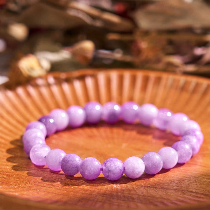 Buddha Stones Restores Calmness Cool Color Series Love Tranquility Bracelet - Purple Mica Stone(Wrist Circumference: 14-16cm) - image 47