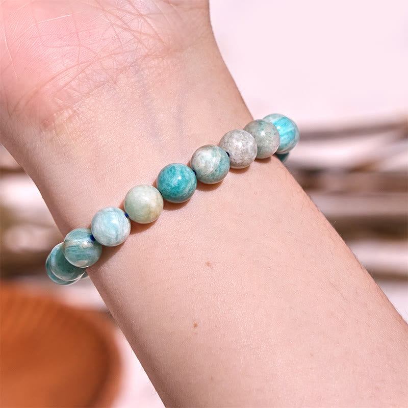 Buddha Stones Restores Calmness Cool Color Series Love Tranquility Bracelet - image 77