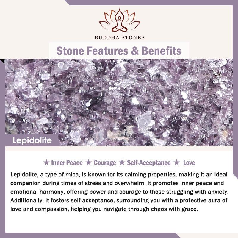 Buddha Stones Restores Calmness Cool Color Series Love Tranquility Bracelet - image 52