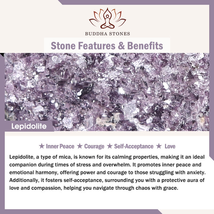 Buddha Stones Restores Calmness Cool Color Series Love Tranquility Bracelet - image 52