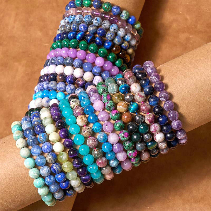 Buddha Stones Restores Calmness Cool Color Series Love Tranquility Bracelet - image 1