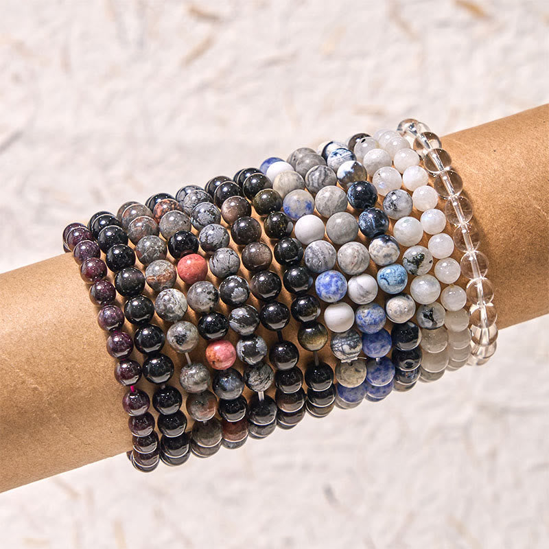 Buddha Stones Lead Back To Earth Neutral Color Series Grounding Balance Bracelet - image 1