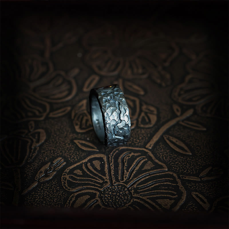Buddha Stones 999 Sterling Silver Yin Yang Balance Ring - image 2