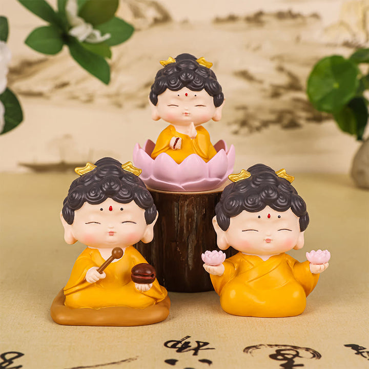 Buddha Stones Meditation Lotus Amitabha Buddha Resin Statue Compassion Home Decoration - image 12
