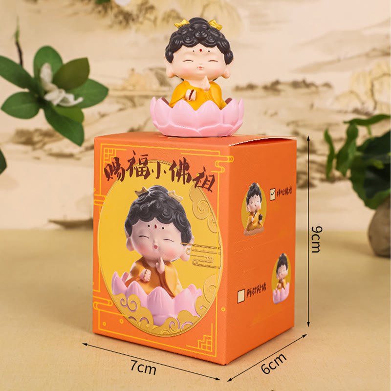 Buddha Stones Meditation Lotus Amitabha Buddha Resin Statue Compassion Home Decoration - image 5