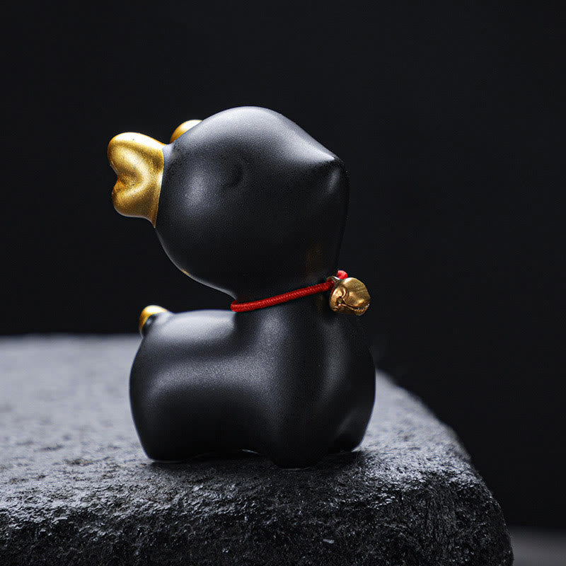 Buddha Stones Mini Deer Tea Pet Ceramic Home Desk Figurine Decoration - image 24