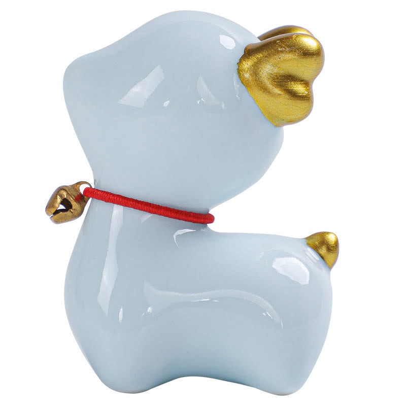 Buddha Stones Mini Deer Tea Pet Ceramic Home Desk Figurine Decoration - image 17