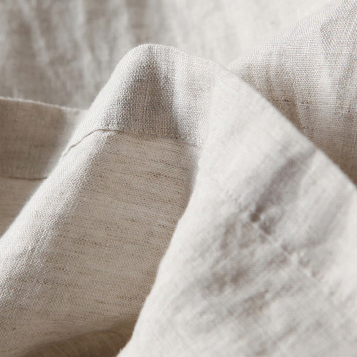 Buddha Stones Plain Color Cotton Linen High Waist Wide Leg Pants With Pockets - image 17