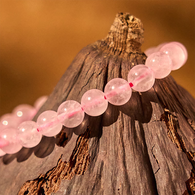 Buddha Stones Rose Quartz Healing Energy Bracelet - image 2
