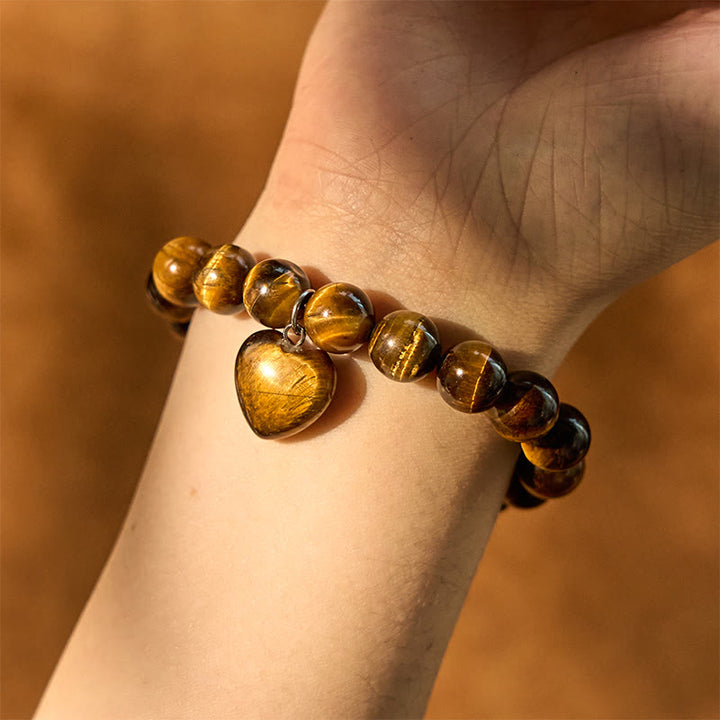 Buddha Stones Various Crystal Green Aventurine Love Heart Balance Bracelet - image 6