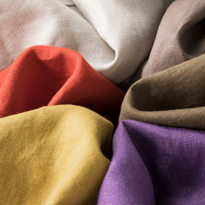 Buddha Stones Casual Solid Color Cotton Linen Women's Wide Leg Pants With Pockets - image 33