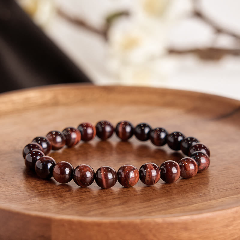 Buddha Stones Natural Tiger Eye Healing Bead Bracelet - image 1