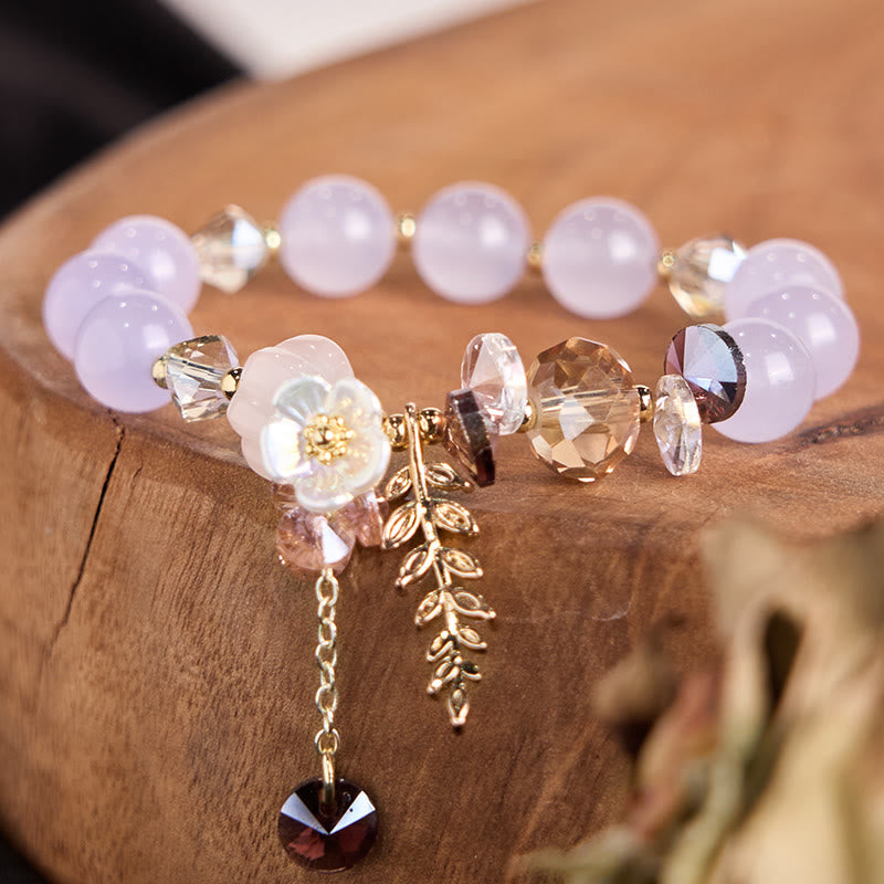 Buddha Stones Blue Crystal Amethyst Sun Stone Green Aventurine Healing Bracelet - image 21