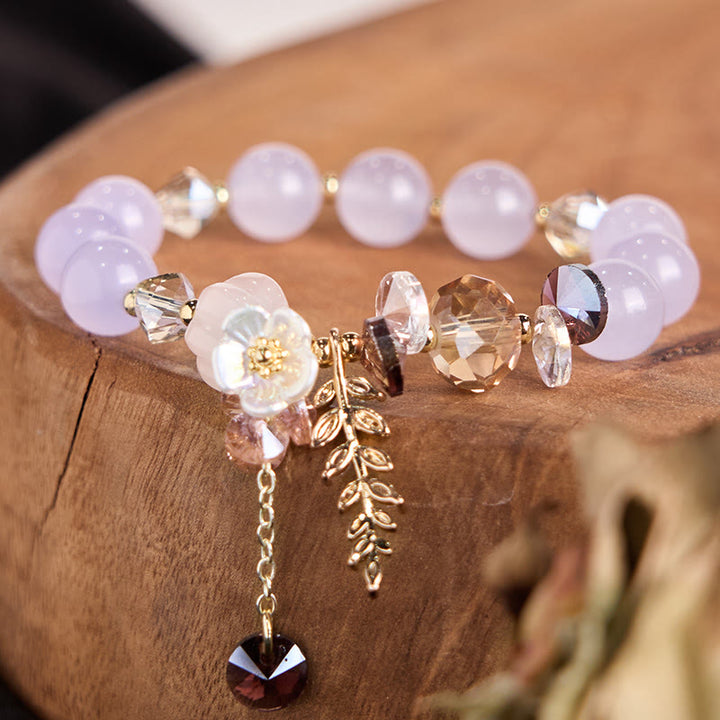 Buddha Stones Blue Crystal Amethyst Sun Stone Green Aventurine Healing Bracelet - image 21