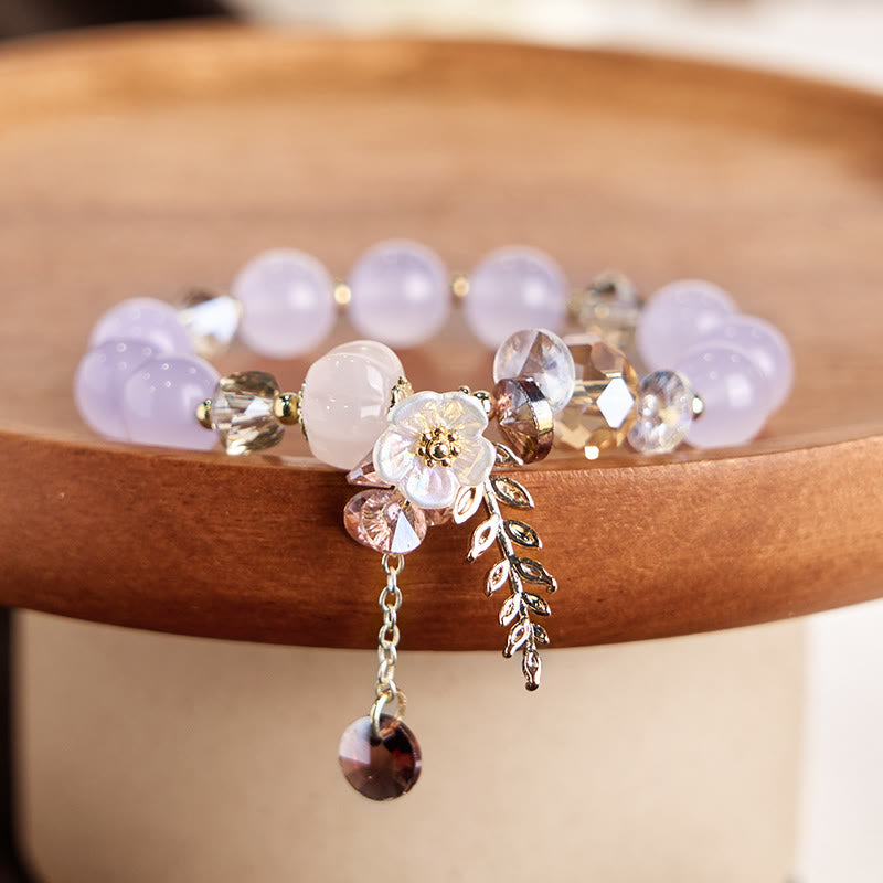 Buddha Stones Blue Crystal Amethyst Sun Stone Green Aventurine Healing Bracelet - image 22