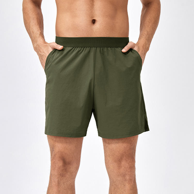 Buddha Stones Men's Casual Loose Nylon Quick Dry Sports Shorts With Pockets - image 16