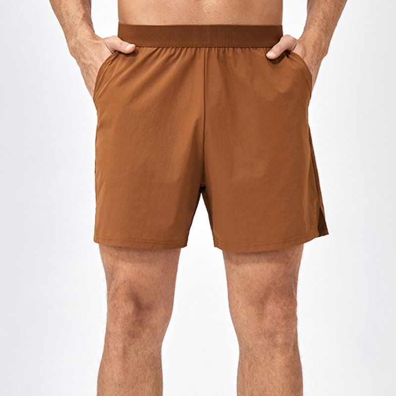 Buddha Stones Men's Casual Loose Nylon Quick Dry Sports Shorts With Pockets - image 2