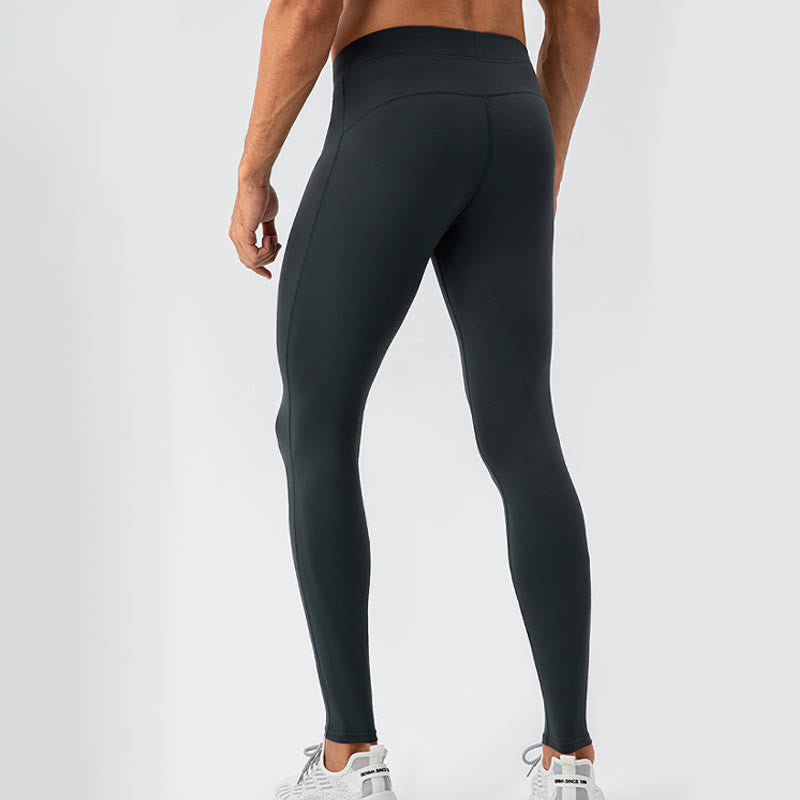 Buddha Stones High Waist Elastic Quick Dry Breathable Gym Sports Men's Leggings Pants - image 21
