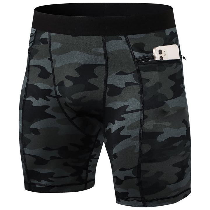 Buddha Stones Men's Tight Stretch High Elasticity Quick Dry Sports Shorts With Zipper Pockets - DimGray - US/UK/AU44，EU54 (2XL) - image 33