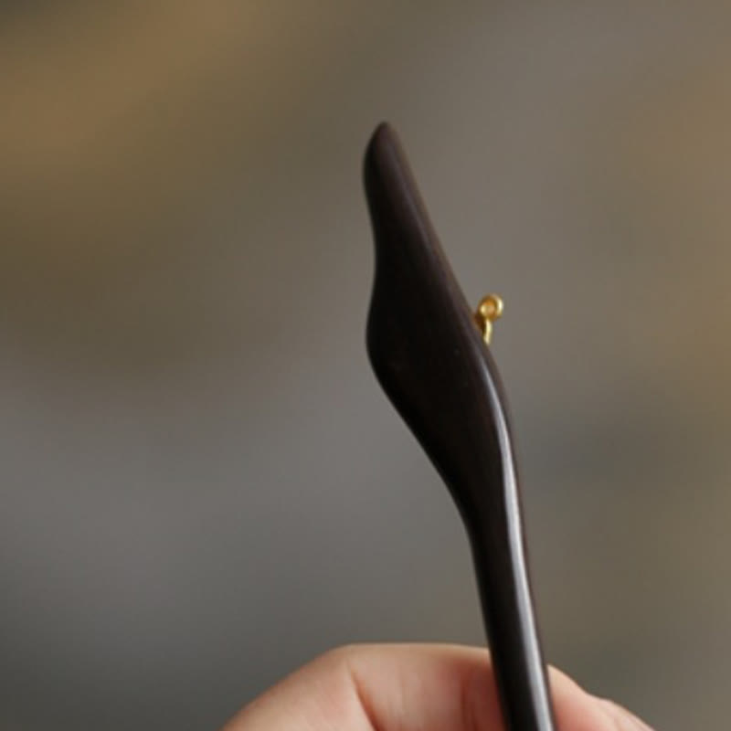 Buddha Stones Auspicious Cloud Sandalwood Rabbit Protection Hairpin - image 31